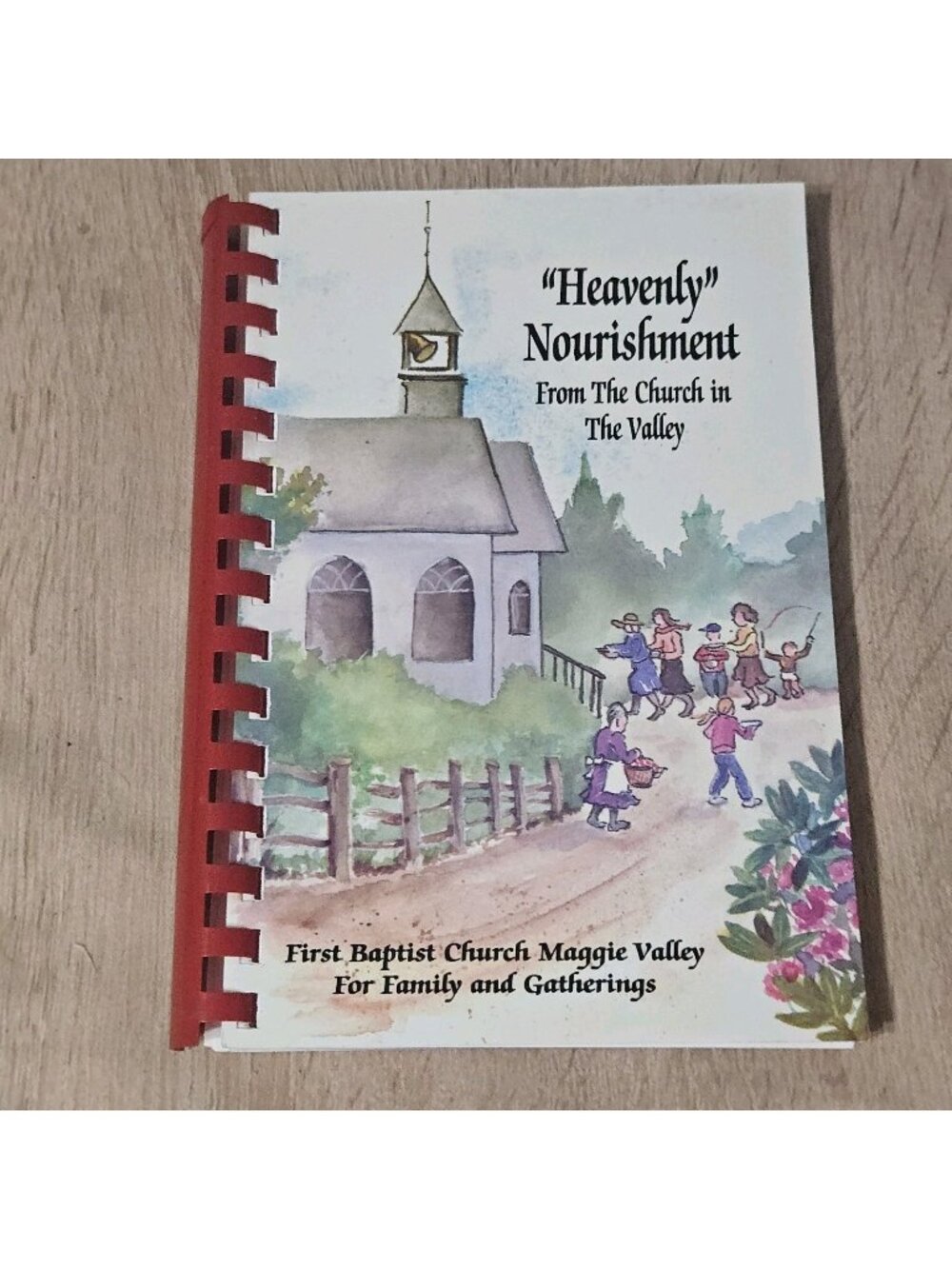 "Heavenly" Nourishment From The Church Of The Valley Spiral Bound Cookbook...